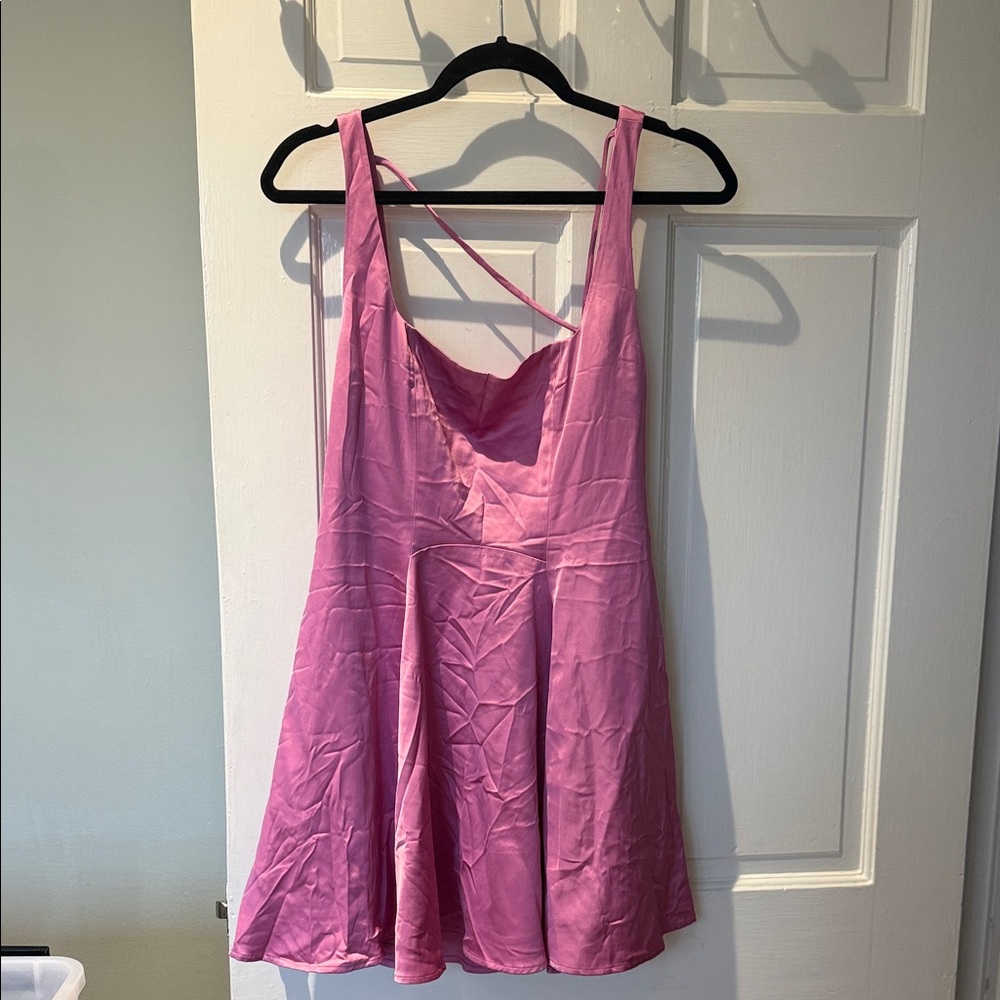 Free People 8 Sugar Magnolia Pink Sleeveless Dress with tie NWT Never Worn